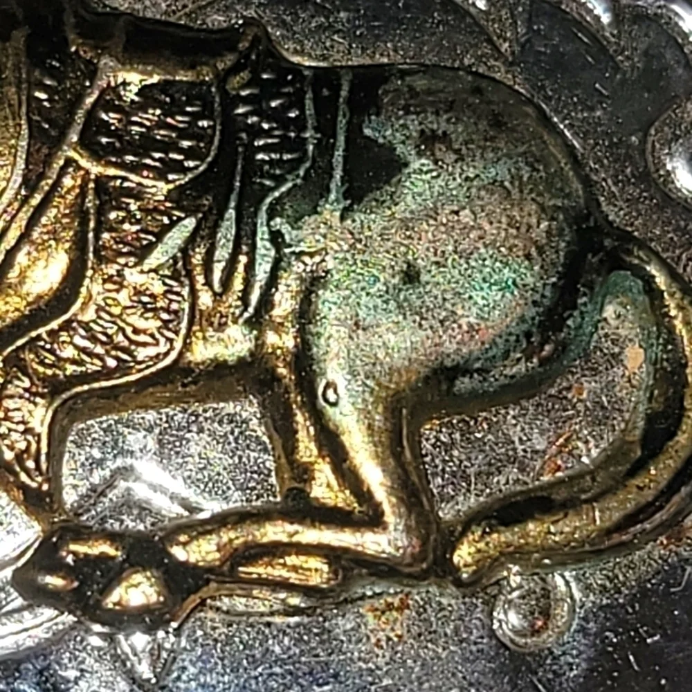 Vintage Kids Brass & Steel Western Buckle